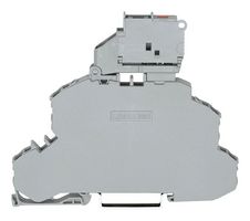 WAGO 2002-2611/1000-541 Fused Terminal Block, 4 Positions, 22 AWG, 12 AWG, 2.5 mm², Push In, 6.3 A
