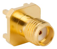 AMPHENOL RF 132401 RF / Coaxial Connector, SMA Coaxial, Straight Jack, Solder, 50 ohm, Beryllium Copper