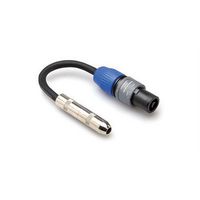 HOSA GSK-116 Audio / Video Cable Assembly, 1/4" Mono Phone Jack, 6 ", 152.4 mm