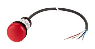 EATON CUTLER HAMMER C22-L-R-24-P62 Lamp, Red, Eaton 22.5mm RMQ Compact C22 Series Pushbutton Switches, RMQ Compact C22 Series