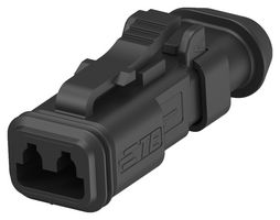 DEUTSCH - TE CONNECTIVITY 1-2600023-9 Automotive Connector Housing, DT-XT Series, Plug, 2 Positions