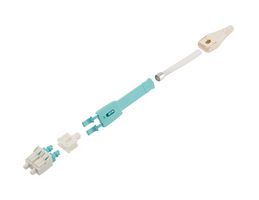 L-COM FOC-LCMM0220-AQUER Fiber Optic Connector, Duplex, LC, Multimode, 2mm