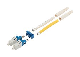 L-COM FOC-LCSM0220-0SU0 Fiber Optic Connector, Duplex, LC, Singlemode, 2mm