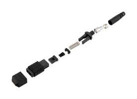 L-COM FOC-MPFMM1230-BKS00 Fiber Optic Connector, Female, MPO, Multimode, 4mm