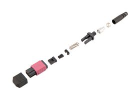 L-COM FOC-MPFMM1230-VIS00 Fiber Optic Connector, Female, MPO, Multimode, 4mm