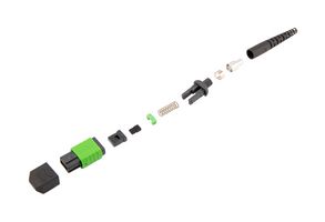 L-COM FOC-MPFSM1230-GR000 Fiber Optic Connector, Female, MPO, Singlemode, 3mm