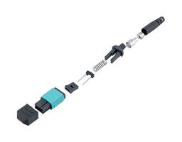L-COM FOC-MPMMM1230-AQSP0 Fiber Optic Connector, Male, MPO, Multimode, 4mm