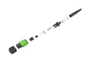 L-COM FOC-MPMSM1230-GR000 Fiber Optic Connector, Male, MPO, Singlemode, 3mm