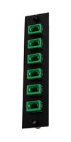 L-COM FSP-MTPA6-GRN-SMCR Patch Panel, Type A, SM, MTP Coupler, 6 Ports