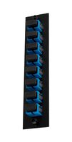 L-COM FSP-SC8-BLU-SMCR Patch Panel, Simplex, SM, SC Coupler, 8 Ports
