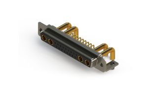 EDAC 630-21W4650-4NB Combination Layout D Sub Connector, 630C Series, DC-21W4, Receptacle, 21 Contacts