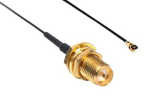 PULSE ELECTRONICS W9037BD0250 Cable RF / Coaxial ensamblado, 9.8 ", 250 mm, 0.81mm, Jack SMA Pasamuro RP
