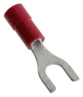 MOLEX 19144-0003 Fork / Spade Tongue Terminal, InsulKrimp 19144 Series, 22 AWG, 18 AWG, 1.5 mm², M4, #8