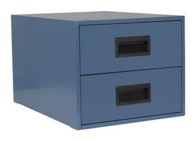IAC INDUSTRIES QS-1050003-BL Drawer, Double, Steel, 18 "D x 15 "W, 6 "H