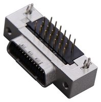 3M 10126-52B2PC D Sub Connector, Mini D (Ribbon Connector), Receptacle, 102 Series, 26 Contacts, Solder