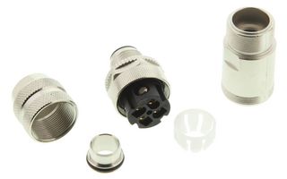 TURCK CMBS 8141-0 Sensor Connector, M12, Female, 4 Positions, Screw Socket, Straight Cable Mount