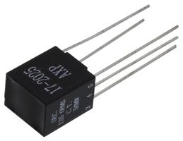 TRIAD MAGNETICS MET-60-T Audio Transformer, 0.6, 135 ohm, 135 ohm, 50 mW, 100 kHz, 1.5 kV