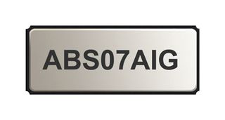 ABRACON ABS07AIG-32.768KHZ-9-1-T Cristal, AEC-Q200, 32.768 kHz, SMD, 3.2mm x 1.5mm, 9 pF, 10 ppm, Serie ABS07AIG