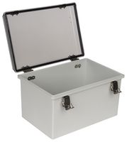 BUD INDUSTRIES PTH-22426 Plastic Enclosure, Hinged Cover, Multipurpose, Polycarbonate, Glass Fibre Reinforced, 180.1 mm