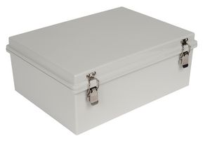 BUD INDUSTRIES PTH-22430 Plastic Enclosure, Hinged Cover, Multipurpose, Polycarbonate, Glass Fibre Reinforced, 150.1 mm