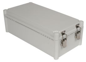 BUD INDUSTRIES PTH-22448 Plastic Enclosure, Hinged Cover, Multipurpose, Polycarbonate, Glass Fibre Reinforced, 128 mm