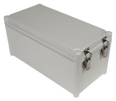 BUD INDUSTRIES PTH-22450 Plastic Enclosure, Hinged Cover, Multipurpose, Polycarbonate, Glass Fibre Reinforced, 180.1 mm
