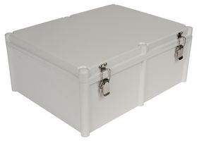 BUD INDUSTRIES PTH-22460 Plastic Enclosure, Hinged Cover, Multipurpose, Polycarbonate, Glass Fibre Reinforced, 180.1 mm