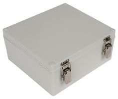 BUD INDUSTRIES PTH-22512 Plastic Enclosure, Hinged Cover, Multipurpose, Polycarbonate, Glass Fibre Reinforced, 100.1 mm