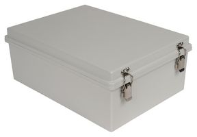BUD INDUSTRIES PTH-22730-L Plastic Enclosure, Hinged Cover, Multipurpose, Polycarbonate, Glass Fibre Reinforced, 150.1 mm