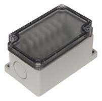 BUD INDUSTRIES PTT-10683-C Plastic Enclosure, Junction Box, ABS, Polycarbonate, 42.93 mm, 55 mm, 91 mm, IP66, IP67