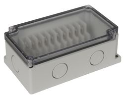 BUD INDUSTRIES PTT-11085-C Plastic Enclosure, Junction Box, ABS, Polycarbonate, 42.93 mm, 75.2 mm, 125.2 mm, IP66, IP67