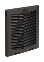 NVENT HOFFMAN HG1000493 Vent, IP54, Plastic, Black, Nvent Hoffman Enclosures, HF10 Fans, 257 mm, 257 mm, 43 mm