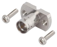 AMPHENOL SV MICROWAVE SF1211-66344-2S RF / Coaxial Connector, SMP Coaxial, Straight Flanged Jack, Compression, 50 ohm, Beryllium Copper