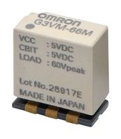 OMRON ELECTRONIC COMPONENTS G3VM66M MOSFET Relay, SPDT (1 Form C), AC / DC, 60 V, 400 mA, Module, Surface Mount
