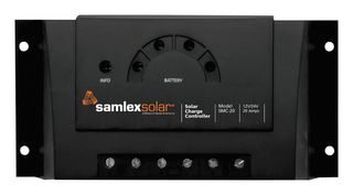 SAMLEX SMC-20 Solar Charge Controller, 20 A, 12 V/ 24 V, SMC Series