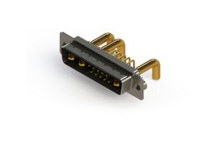 EDAC 629-13W3250-4T2 Combination Layout D Sub Connector, 629C Series, DB-13W3, Plug, 13 Contacts, 10 Signal, 3 Power