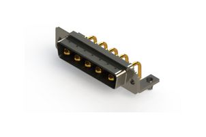 EDAC 629-5W5-240-1T3 Combination Layout D Sub Connector, 629C Series, DB-5W5, Plug, 5 Contacts, 5 Power, Solder