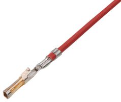 MOLEX 219680-2223 Cable Assembly, 24AWG, SL Crimp Terminal Socket to SL Crimp Terminal Socket, 8.9 ", 225 mm