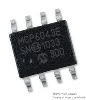 MICROCHIP MCP6043-E/SN Operational Amplifier, Single, 1 Channels, 14 kHz, 0.003 V/µs, 1.4V to 6V, SOIC, 8 Pins