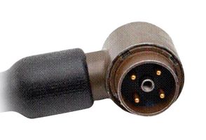 AMPHENOL PCD M55181/3-04 Circular Connector, MIL-DTL-55181, M55181 Series, Right Angle Plug, 4 Contacts, Solder Pin