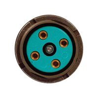 AMPHENOL PCD M55181/4-01 Circular Connector, MIL-DTL-55181, M55181 Series, Panel Mount Receptacle, 4 Contacts