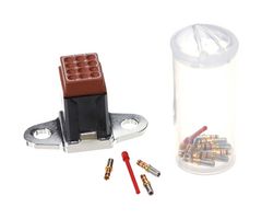 AMPHENOL PCD SJG020200 Socket Ground Module, 12 Positions, 7.5A, PEI (Polyetherimide) Body, SJG Series