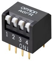 OMRON ELECTRONIC COMPONENTS A6FR-9101 Interruptor DIP / SIP, 9 Circuitos, Tecla de Piano, Through Hole, SPST-NO, 24 V, 25 mA