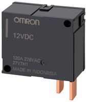 ARATAS G9TB-U1ATW-E DC12 Relevador de Potencia, SPST-NO, 12 VDC, 120 A, Serie G9TB, Soporte, Bobina Única de Enclavamiento