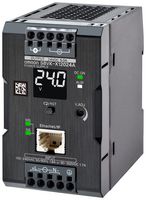 OMRON INDUSTRIAL AUTOMATION S8VK-X09024A-EIP AC/DC DIN Rail Power Supply (PSU), EtherNet / IP, 1 Output, 90 W, 24 V, 3.75 A