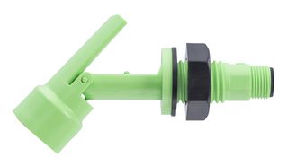 SENSATA / CYNERGY3 LLF47YFP Float Switch, LLF40 Series, Horizontal, Internal Fitting, PVDF, 100 VA, M12 Connector