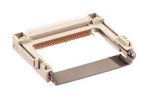 3M N7E50-Q516RB-40 Memory Card Connector, CompactFlash Card Type I and Type II, 50 Contacts, Copper Alloy