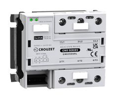 CROUZET GN050DSRL Solid State Relay, 50 A, 510 VAC, Panel Mount, Screw, Zero Crossing