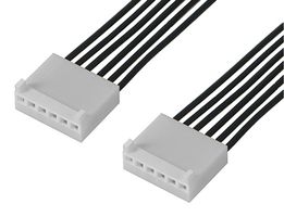 MOLEX 217796-1062 Cable Assembly, KK 254 Receptacle to KK 254 Receptacle, 6 Positions, 2.54 mm, 1 Row, 300 mm