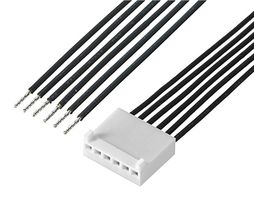 MOLEX 217797-1081 Cable Assembly, KK 254 Receptacle to Free End, 8 Positions, 2.54 mm, 1 Row, 150 mm, 5.9 "